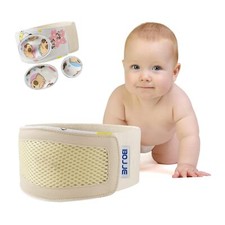 Adjustable Baby Umbilical Hernia Belt 4 Piece Set With Compression Pads