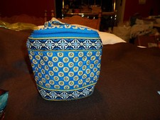 Vera Bradley Cool Keeper insulated bottle lunch in Riviera Blue
