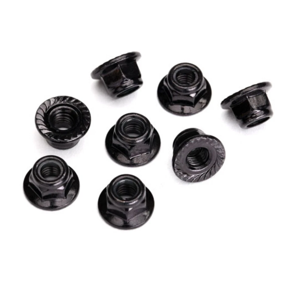 Traxxas TRX8447 Stopmutter Stahl 5mm mit Flansch verzahnt schwarz Traxxas Maxx - Bild 1 von 1