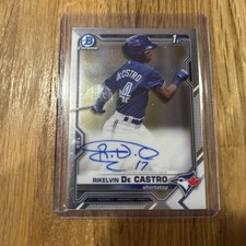 2021 Bowman Chrome - Prospect Autographs Rikelvin De Castro #CPA-RDCA (AU, RC)