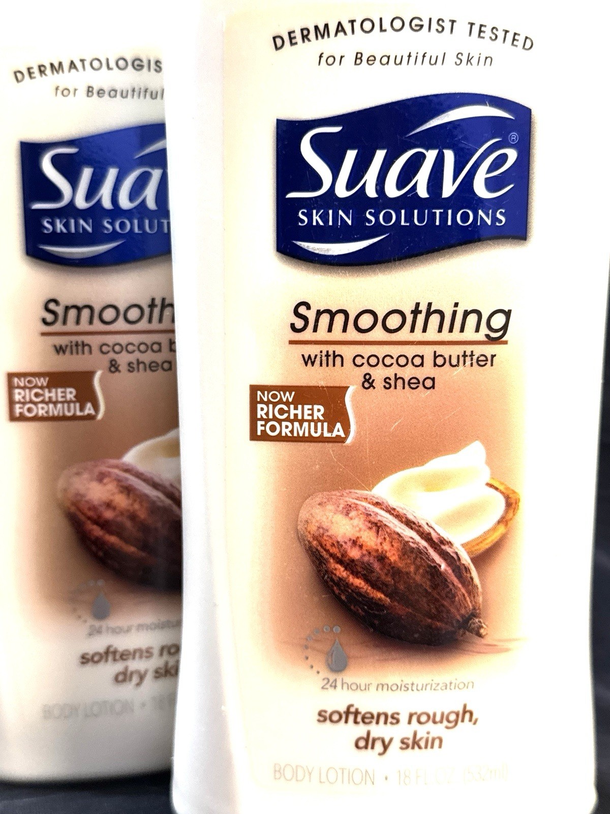 3 suave smoothing cocoa butter shea moisturizer body lotion 18oz ea