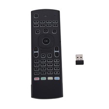 81-Key 2.4G RF Backlit Fly Air Mouse Keyboard Remote Control For KODI TV BOX PC