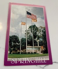 Spring Hill Florida  Postcard 1985 “one Of The Finest Residential Communities “