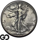 1929-D Walking Liberty Half Dollar *Key Date* Choice XF+