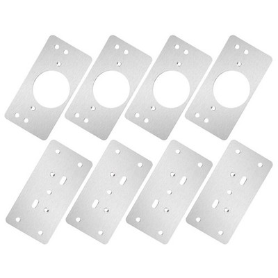 4 Sets Scharnier Reparatur Stück Reparaturplatte Für Küchenscharniere