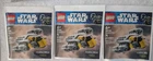 New ListingLEGO 30728 Lot Of 3 Star Wars The Razor Crest Mini-Build