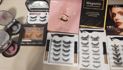 33 pairs of Magnetic Eyelashes, Magnetic Eyeliner