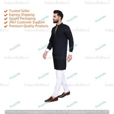 Mens Kurta Pathani Kurta Full Sleeve Cotton Shirt Designer Kurta