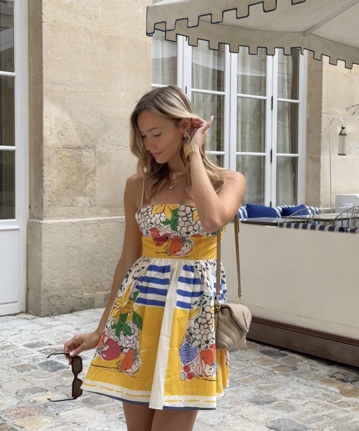 ヴィンテージ　プフ　zarabiadeco ZARA MIDI DRESS WITH GOLDEN APPLIQUÉ OLIVE GREEN SS24 SIZES