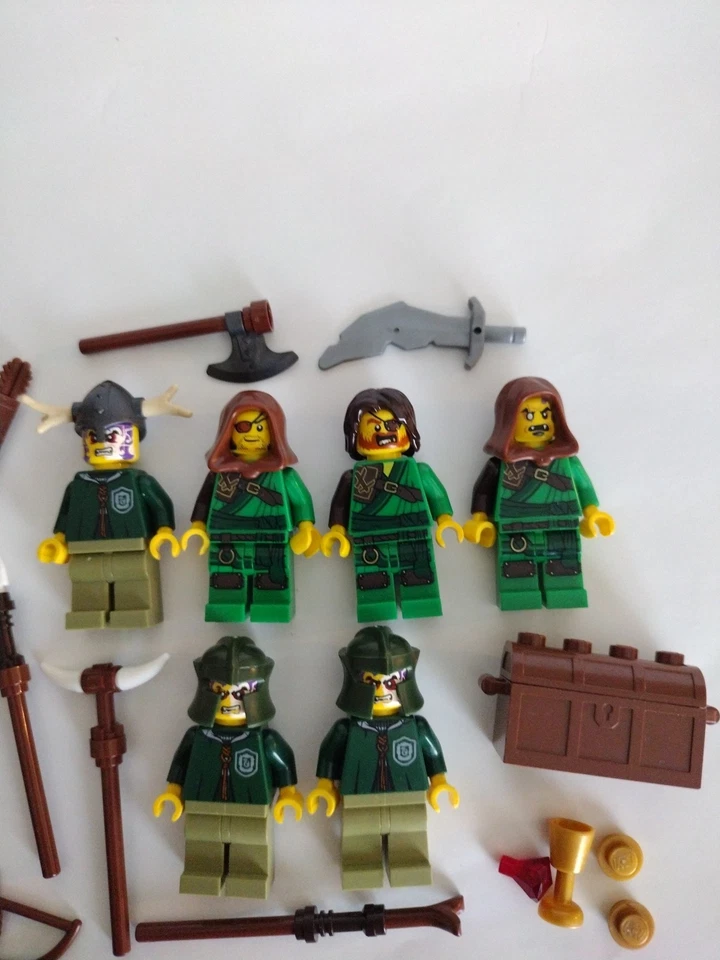 Lego Castillo Forestmen Bandidos Druidas Vikingo Minifigura Lote Mazmorras Dragones Foto 2 de 3