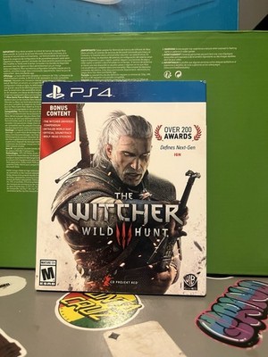 Warner Bros. Witcher 3 Wild Hunt PS4 NTSC-U/C 2015 Bonus Content Map Manual