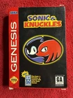 SONIC & KNUCKLES SEGA GENESIS 100% COMPLETE IN BOX CIB