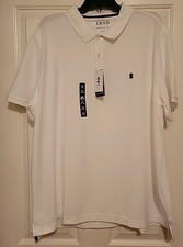 IZOD Advantage Performance Stretch Polo Bright White Size XXL NWT