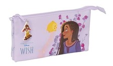 safta Wish   Triple Pencil Case, Children's Pencil Case, Ideal for School-Aged C