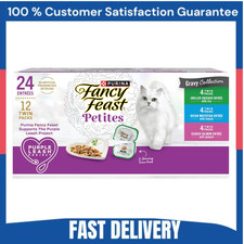 Purina Fancy Feast Gourmet Wet Cat Food Variety Pack 24 servings Pack of 12