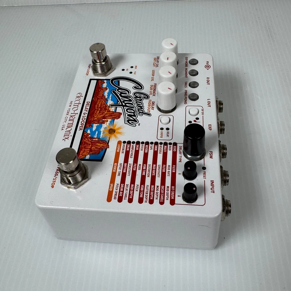 Electro-Harmonix Grand Canyon Delay & Looper Guitar Effects Pedal - Image 2 of 4