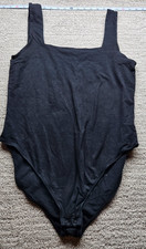 Old Navy Women  s Solid Black One-Piece Bodysuit Size XL