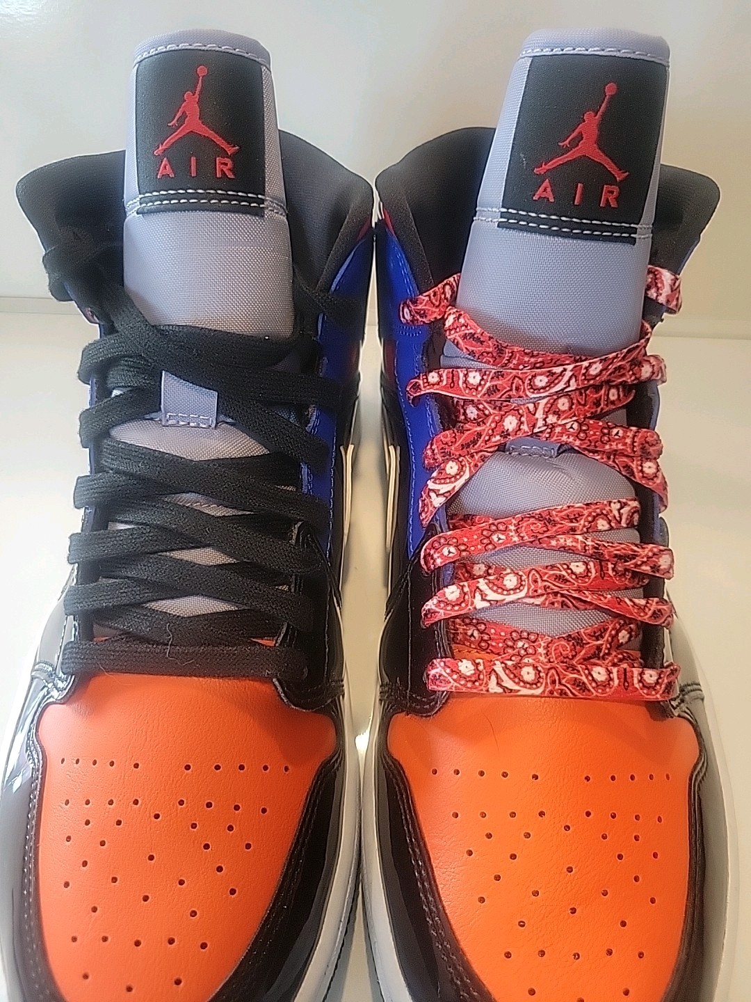 Nike Air Jordan 1 Mid SE Multi Patent Leather Women's 10 EUC RARE MIDI OG JORDAN image 7