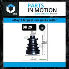 Image of CV Joint Boot fits VAUXHALL CORSA C Front Outer 00 to 07 C.V. Driveshaft Gaiter