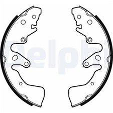 Delphi Bremsbacken hinten für Suzuki Grand Vitara