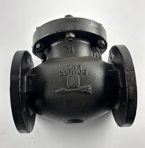 MILVACO 2974-M 3” Flanged Cast Iron Swing Check Valve 125S 200WOG