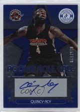 2012-13 Totally Certified Rookie Roll Call Blue /129 Quincy Acy #71 Auto 1n6x