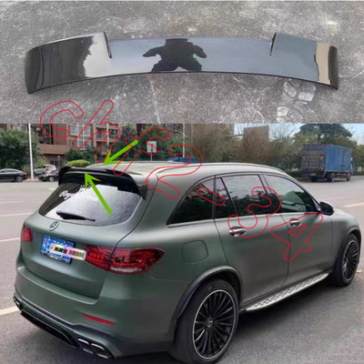 2016-22 Real Carbon Wald style Rear Window Roof Spoiler For Benz GLC SUV W253