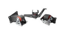 Innovative Black Steel Motor Mounts 85A Bushings for 00-09 S2000 F-Series