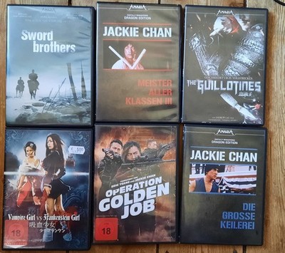 DvD konvolut, 9x Dvd´s, Jackie chan, Das Omen und vieles mehr