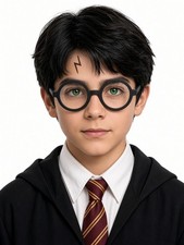 Fashion Cosplay Costume Glasses Dress Up Retro Round Eyewear Harry Potter NEW