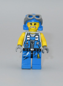 Lego Power Miners Engineer minifigure 8708 8961 Miner