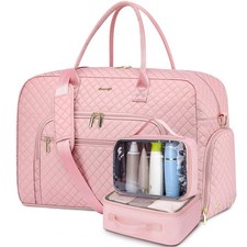 Travel Duffle Weekender Bags for Women - Weekend Bag Womens with Shoe Compart...