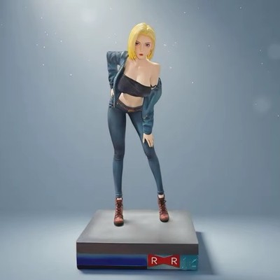 Dragon Ball Z Android 18 Figur 42 cm - Anime Son Goku Sammler Geschenk Bulma