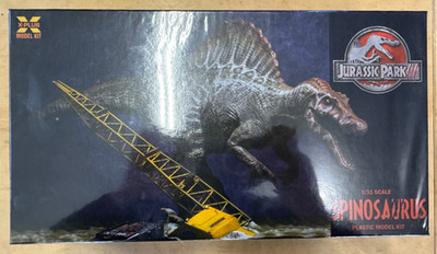 X-PLUS 200099 JURASSIC PARK SPINOSAURUS MODEL KIT-NIB-1/35 SCALE