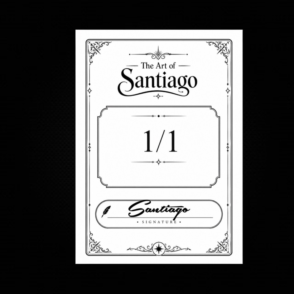Spotted Eagle Ray Art Card 1/1 Santiago Signed One Of a Kind | eBay