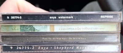 4 x ENYA Album Bundle SHEPHERD MOONS / Best of / day without rain / watermark CD