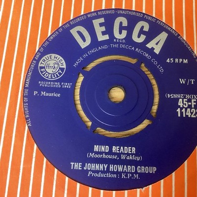 The Johnny Howard Group; Mind Reader; Spanish Gipsy Dance 7  Single Free UK Post