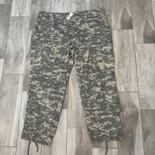 Military Army Combat Uniform Trousers Men’s Sz XXL Regular Digital Camo NWT