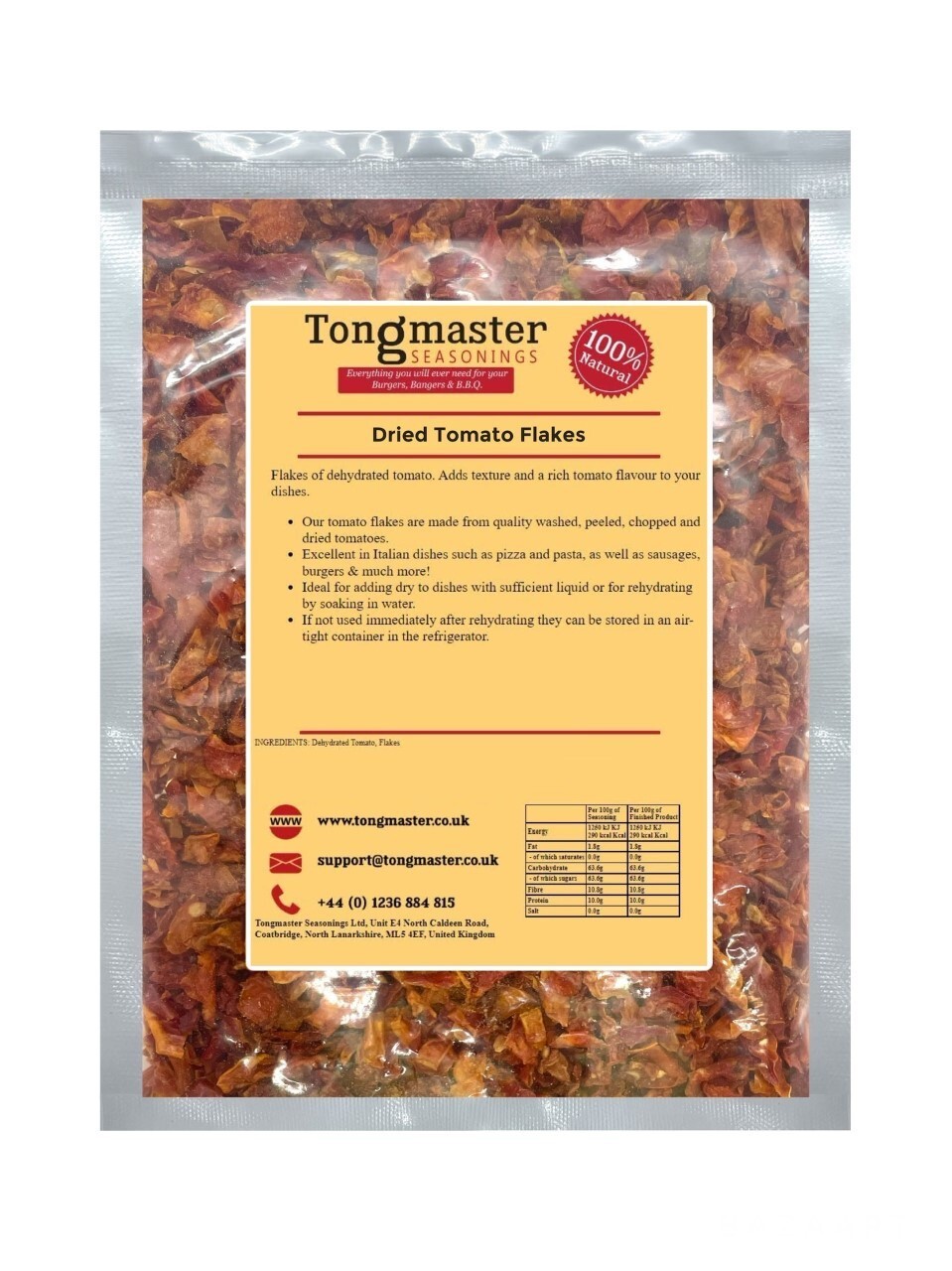 Dried Tomato Flakes - 1kg