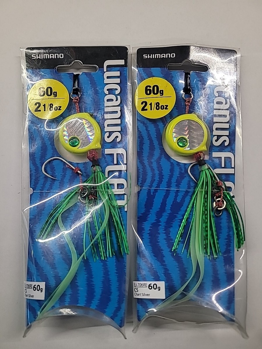 Shimano Lucanus Nero E Oro 100g Jig E 1 Gonne Di Ricambio