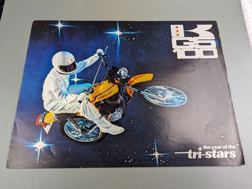1970's Kawasaki G5 100 Original Dealer Sales Brochure Year Of The Tri-Stars