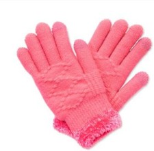 Jenni Lined Gloves Pink, One size