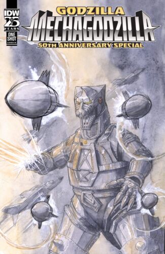 Godzilla Mechazilla 50Th Anniv #1 C 1:10 Ryan Miller Variant (05/29/2024) Idw - 第 1/1 張圖片