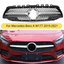 Für Mercedes Benz A Klasse W177 19-21 Diamant Coupe Grill Kühlergrill Frontgrill