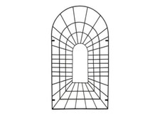 Trellis Illusion Wall Mounted For Support Plastic Coated Steel Garden Pride