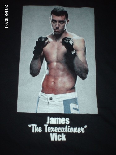 James 'The Texecutioner" Vick Boxing T Shirt Black size S - 第 1/1 張圖片