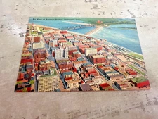 Vintage 1930s- View of Business Section, Davenport, Iowa Postcard (UnPosted)