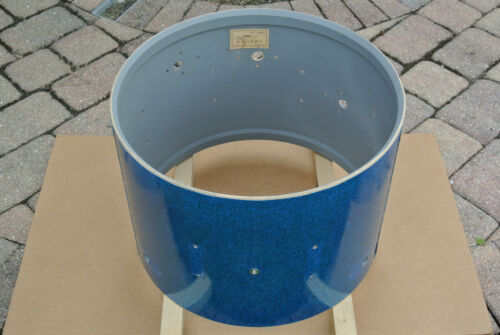 60's ROGERS 20" TOWER BASS DRUM SHELL in BLUE SPARKLE for YOUR DRUM SET! #F110 - Picture 3 of 12