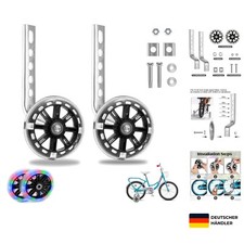 Fahrrad Stützräder Kinderfahrrad, 1 Paar Universal Stützrädern Einstellbare H...