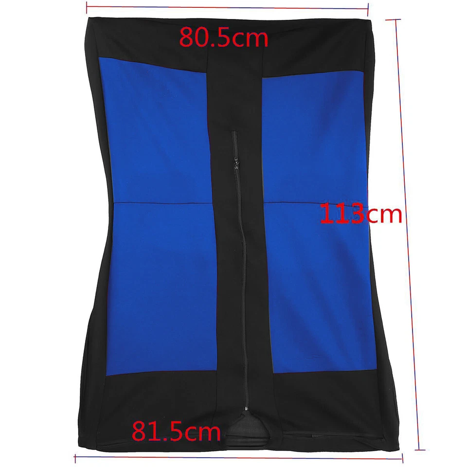 Per Fiat Scudo Ducato Copri Sedili Coprisedili 2+1 Blu Tessuto - Immagine 3 di 4